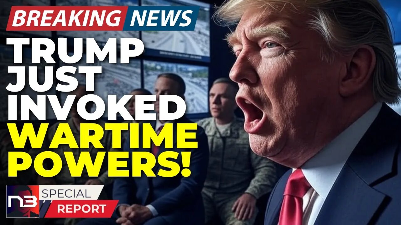 🚨BREAKING: Trump Just Invoked Wartime Powers And What Hes Building Will Change America Forever