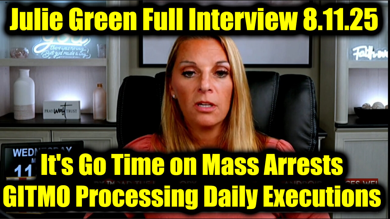 Full Interview Aug 11: Its Go Time on Mass Arrests! GITMO Processing Daily Executions