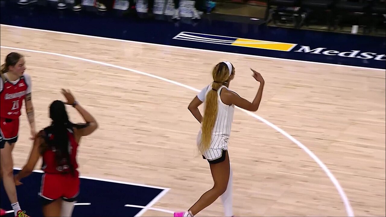 👀 Angel Reese WHACKS Engstlers FACE, BEGS for challenge, ROASTED by commentators | WNBA basketball