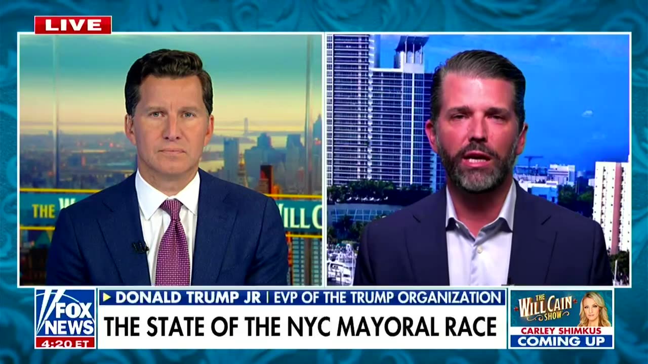 Donald Trump Jr. says a disaster might be what New York needs