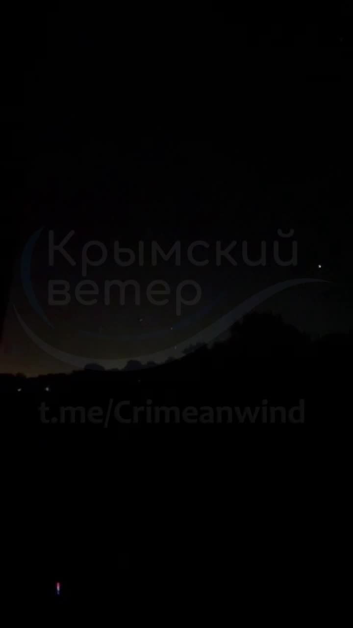 π₯ local residents reporting a strike on Karerne (Crimea). Lights flickered in villages