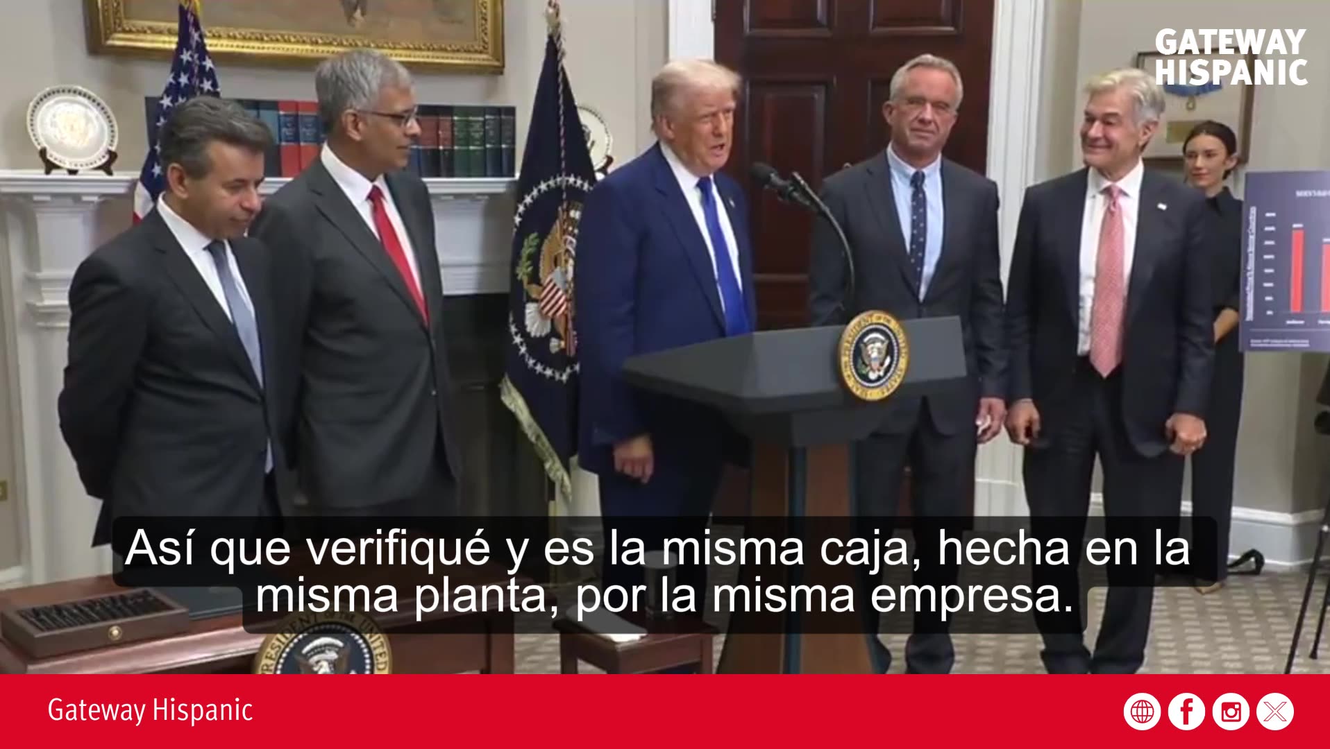 Trump denuncia el alto precio de los medicamentos en EE.UU.