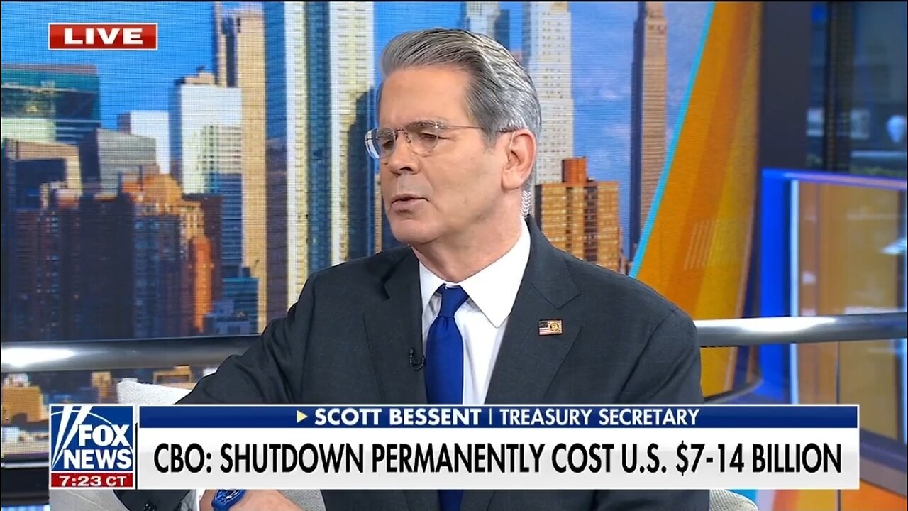 Treasury Sec: Dems COULDNT STOP Trump, So They Shutdown Govt