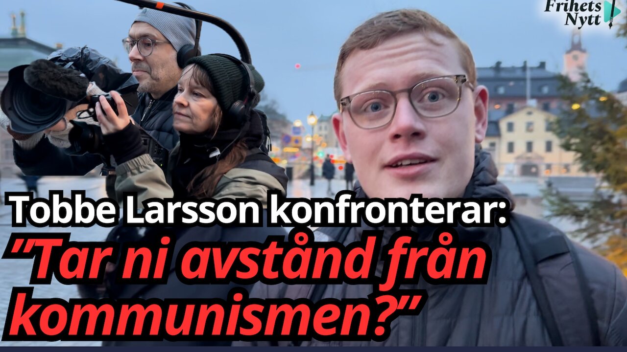 Konfronterar ETC, DN och SVT - Tar ni avstånd från kommunism - Tobbe Larsson