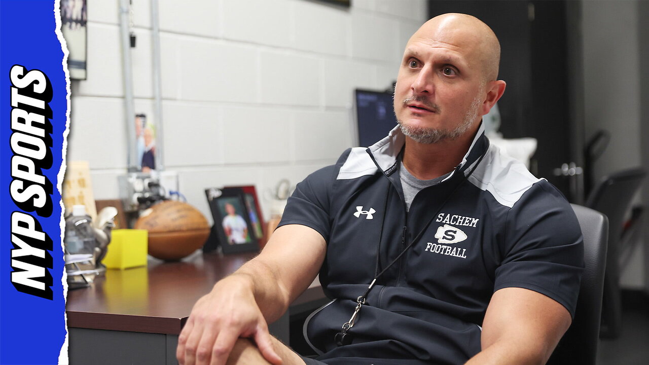 Sachem North High School head coach David Caputo discuss the offensive lineman theyve been able to develop and send to D1 colleges