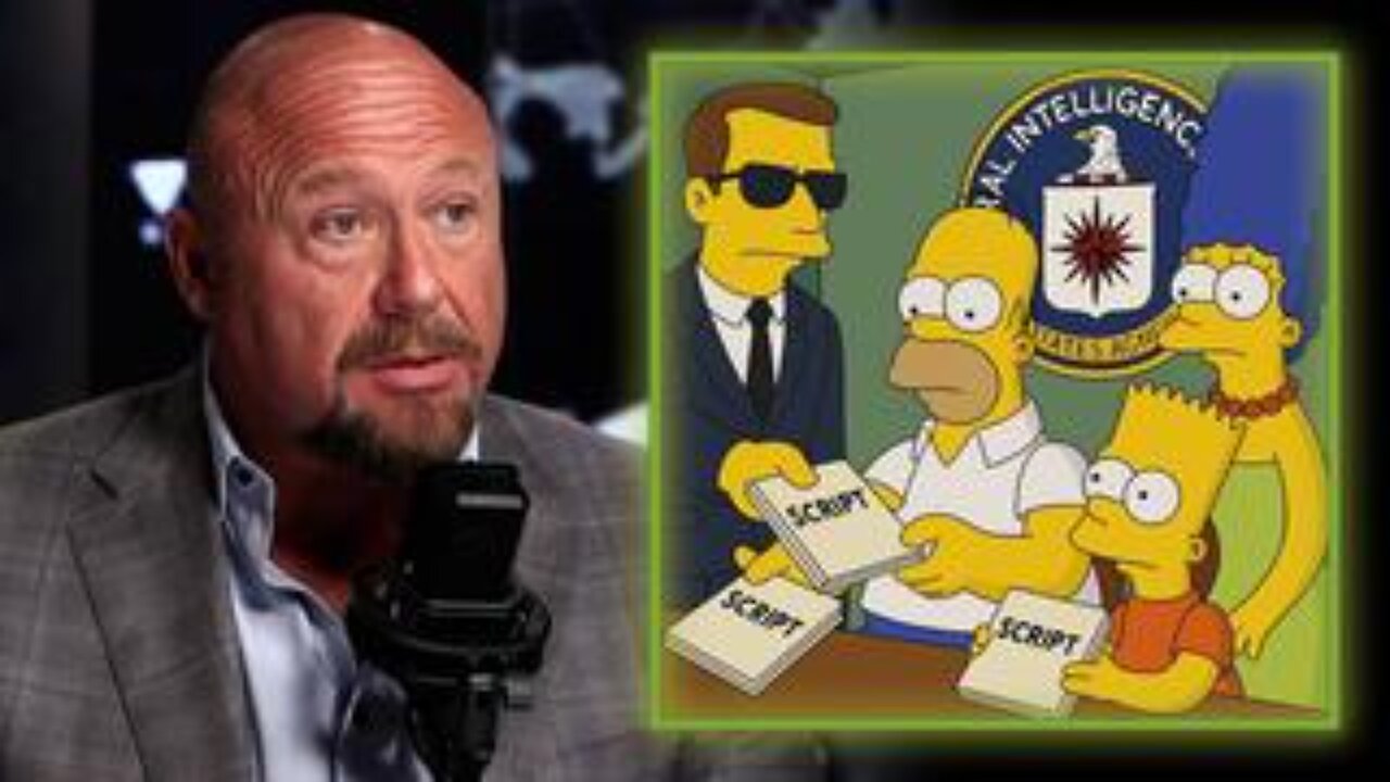 Alex Jones Reveal The Incredible Secret Of How The Simpsons Has Been Able To Predict The Future!