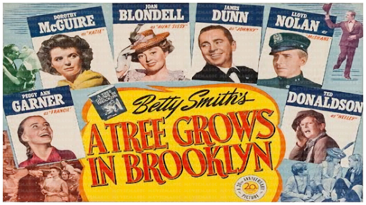 🎬 A Tree Grows In Brooklyn (1945) | TRAILER & FULL MOVIE LINK