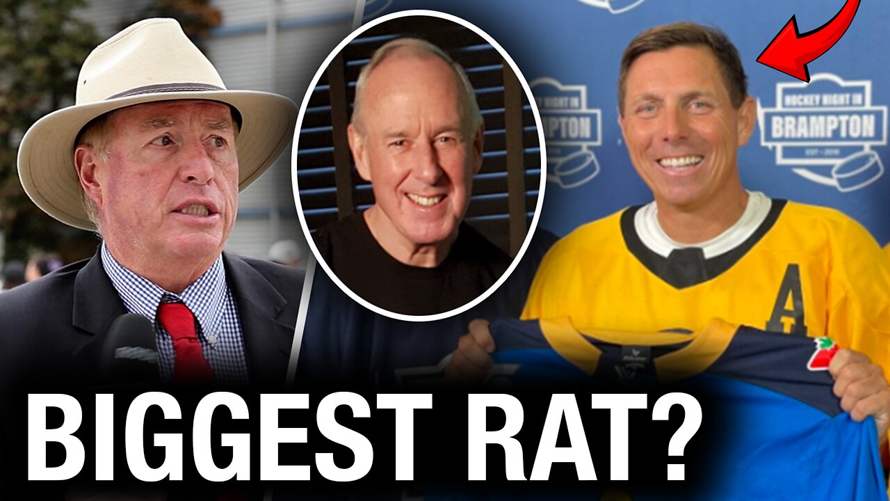 Hockey Night in Brampton features Patrick Brown and Ron Maclean — so whos the biggest rat?