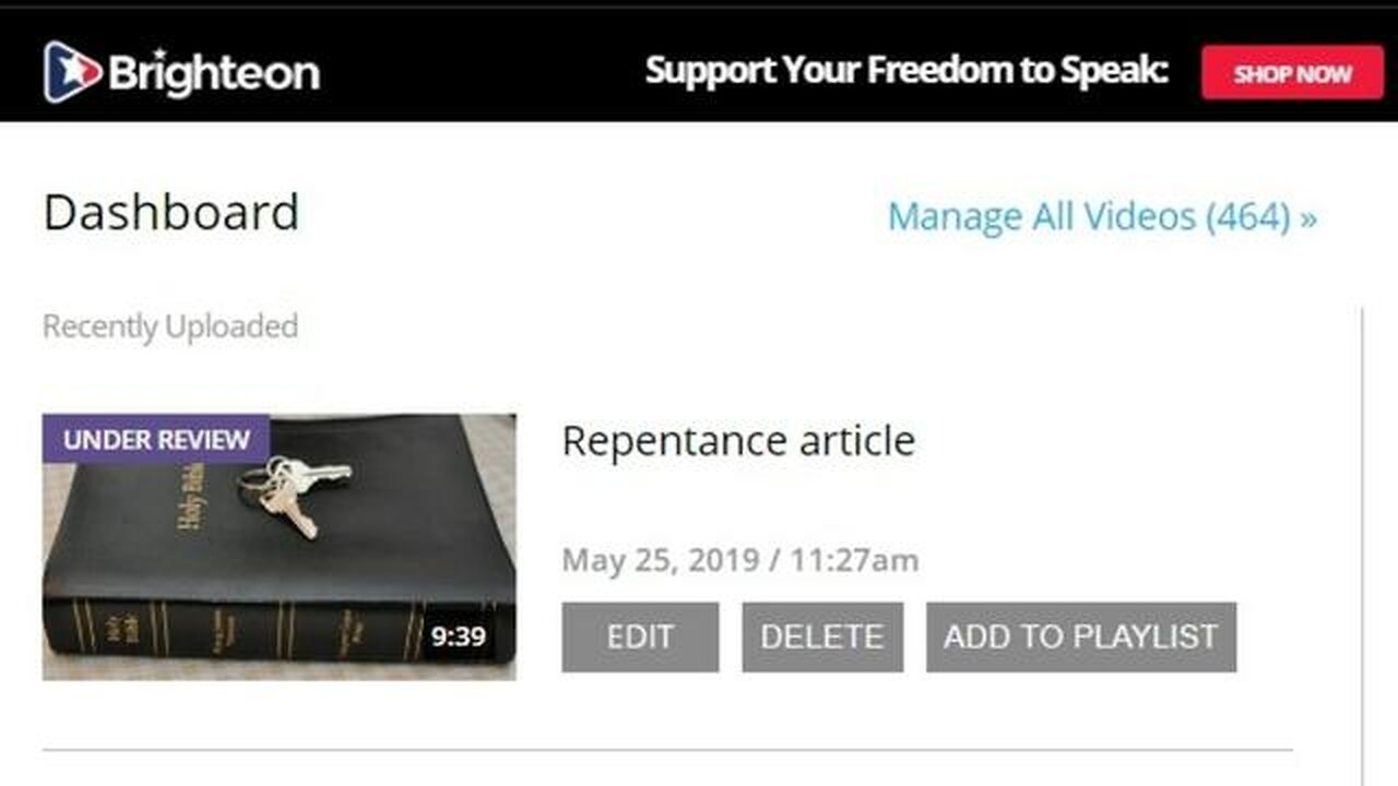 Mike Adams didnt like Chaplain Bobs video on Repentance, on Brighteon... Wow, that says a lot...