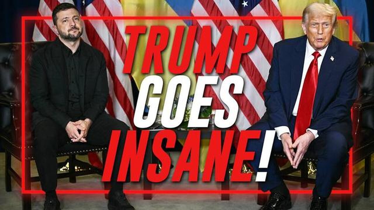 🚨WW3 ALERT: Trump Goes Insane & Implies Ukraine Could Defeat Russia, Endorsing EU Plan To Invade! Red October!