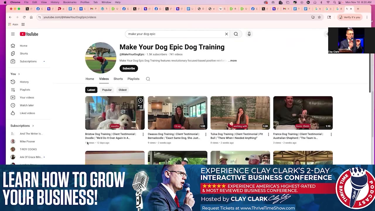 Law of Exponential Decay Vs. Law of Exponential Growth | How You Can Use the Proven V.I.S.M.D. System to Grow Your Business + Join Eric Trump At Clay Clarks Dec. 4-5 ThrivetimeShow.com Business Conf. (Anaheim)