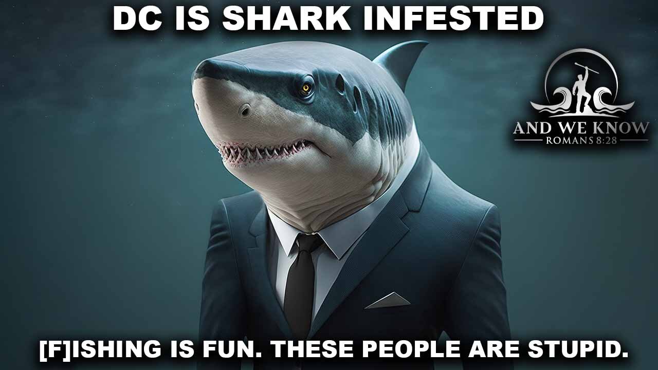 8.11.25: D.C. filled with SHARKS, We CAUGHT [THEM] all, [F]ishing is FUN, Pray!