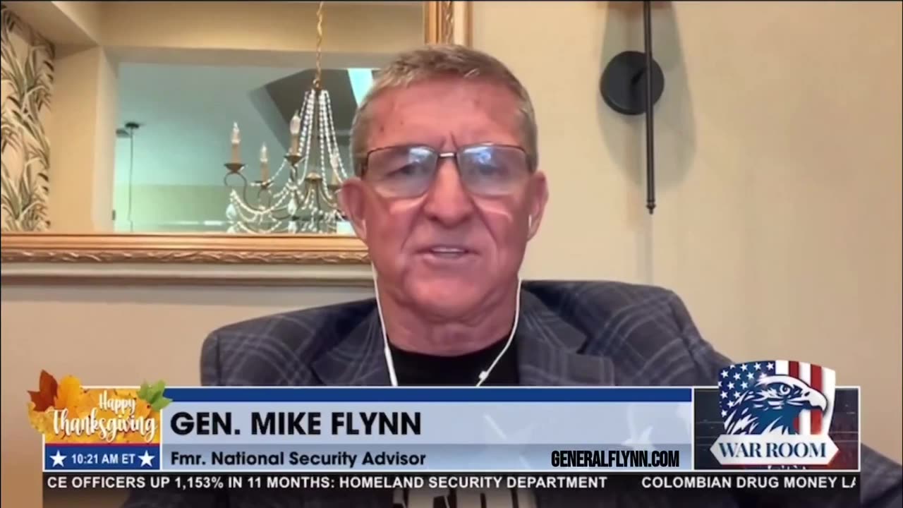 General Flynn: What we are witnessing is the early stage of an internal, physical component of a color revolution.