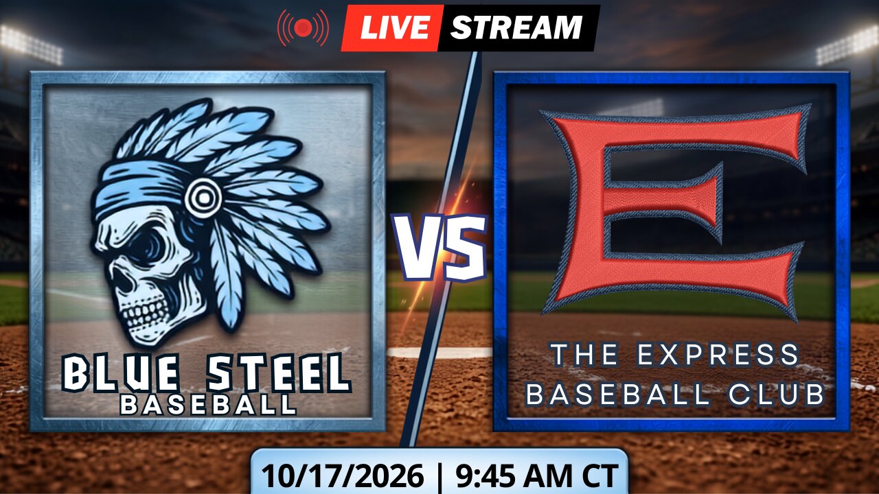 Rr Vs R 🔴 Blue Steel vs The Express Baseball Club - 14u Baseball