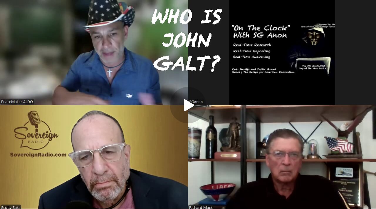 On-The-Clock W/ SGAnon. County Sheriffs & Public Grand Juries. Road 2 Americas Restoration