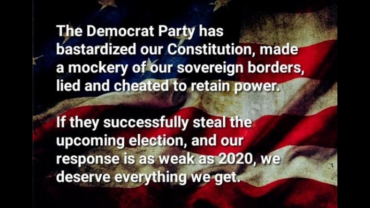 liberal progressive satanic democrat James Carville accidentally EXPOSED democrats plans to cheat
