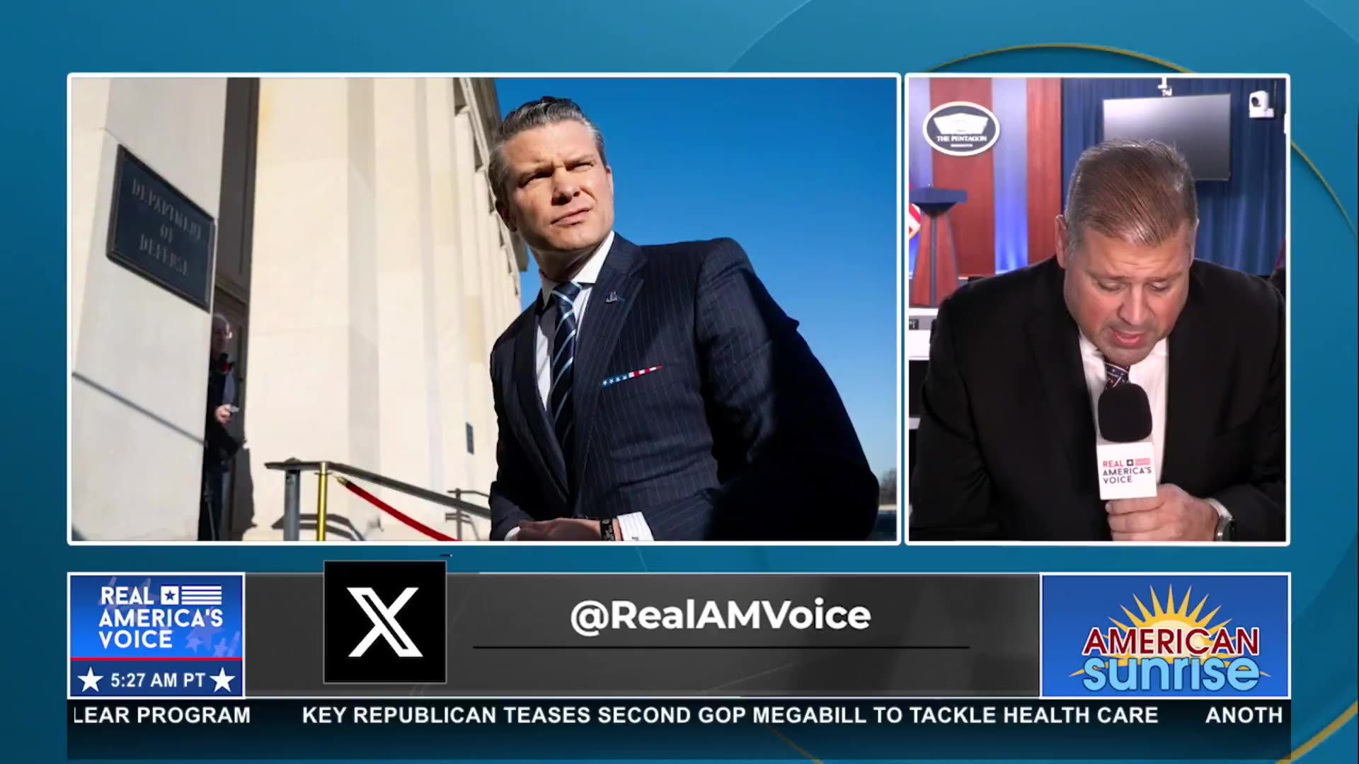 PETE HEGSETH TO TALK TO REPORTERS AT THE PENTAGON