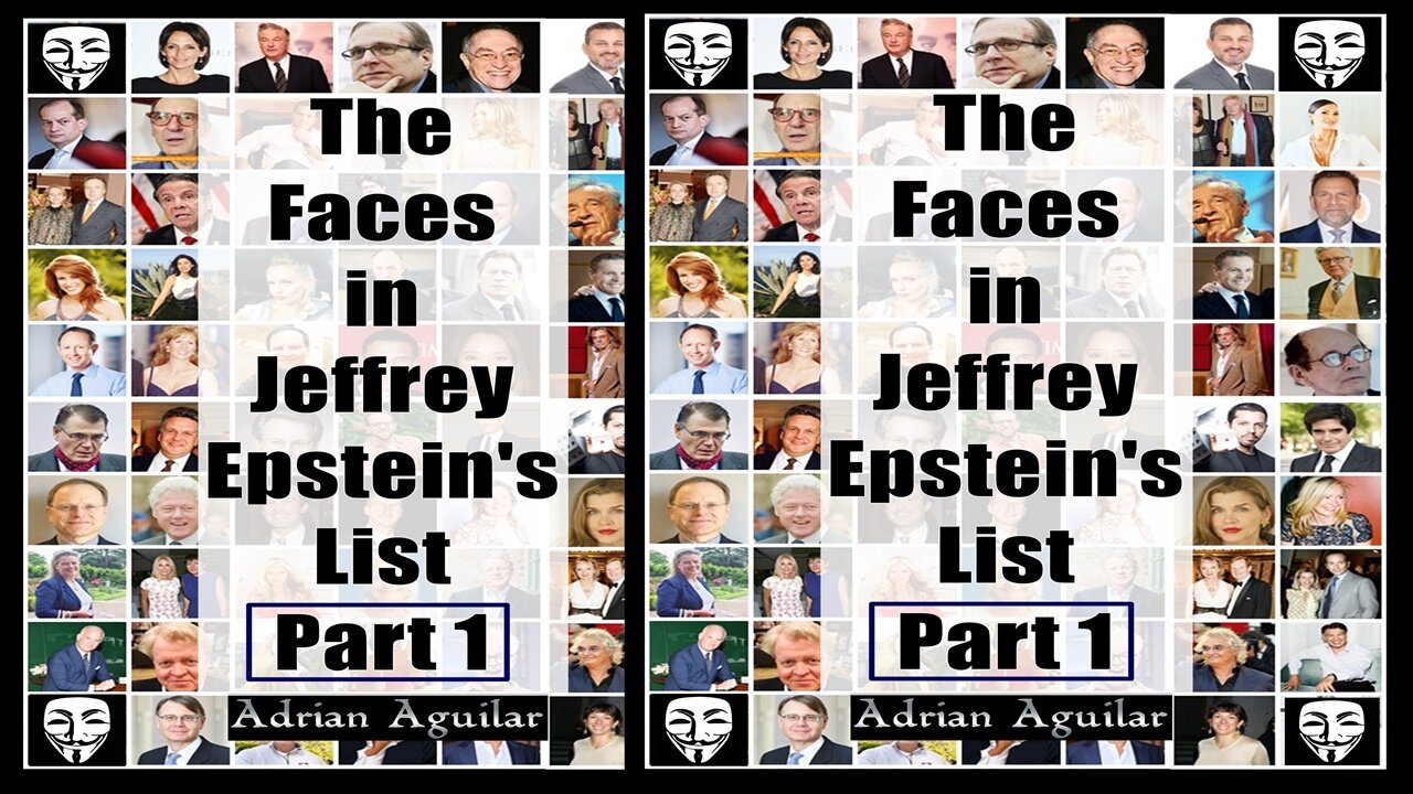 The faces in Jeffrey Epsteins list Part 1