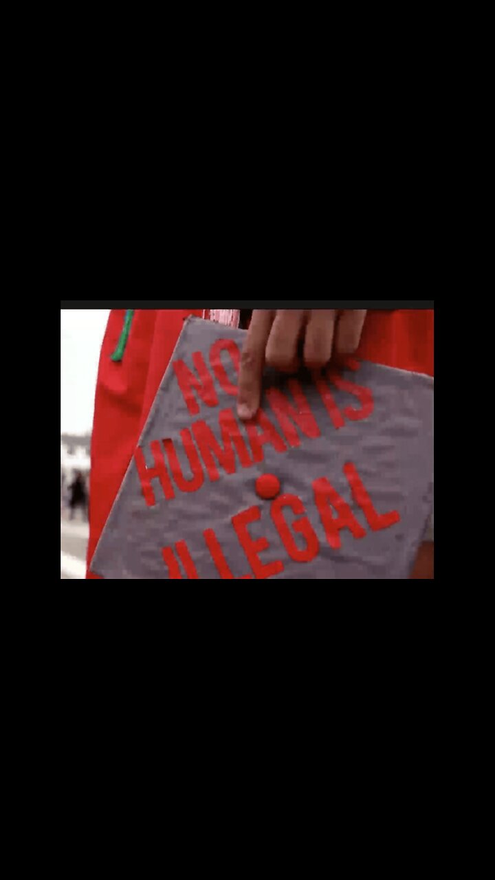 Maddow Spotlights High Schooler Holding Grad Cap That Says No Human Is Illegal