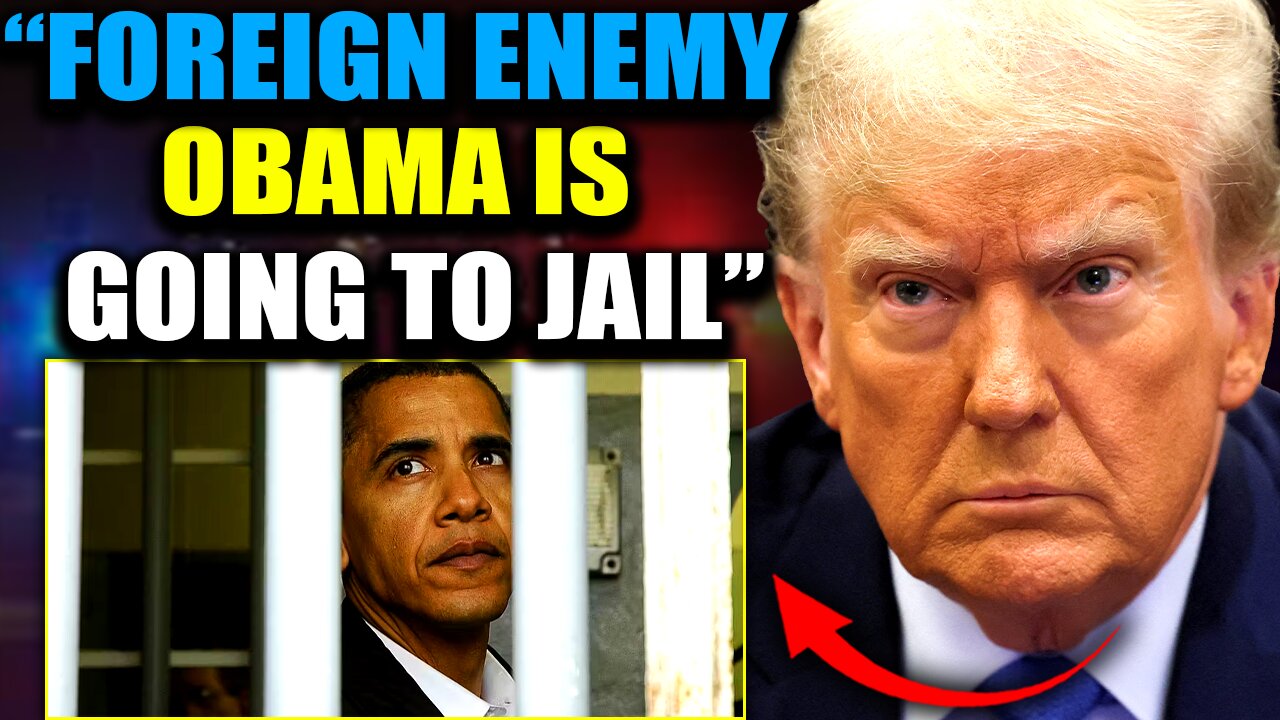 Trump Authorizes Arrest of Foreign Enemy Barack Obama As JAG Schedules D.C. Military Tribunals