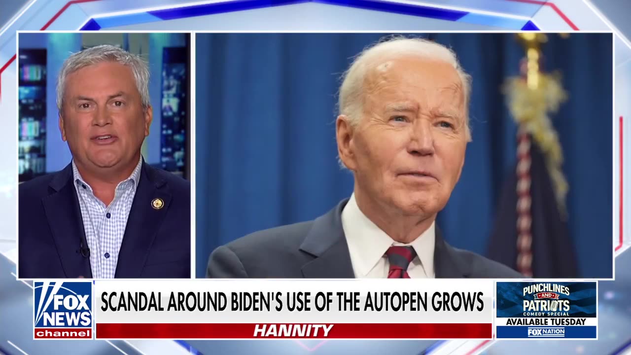 BIDEN INK: Scandal Around Joe Bidens Autopen Use Grows, Oversight Chair Weighs In [WATCH]