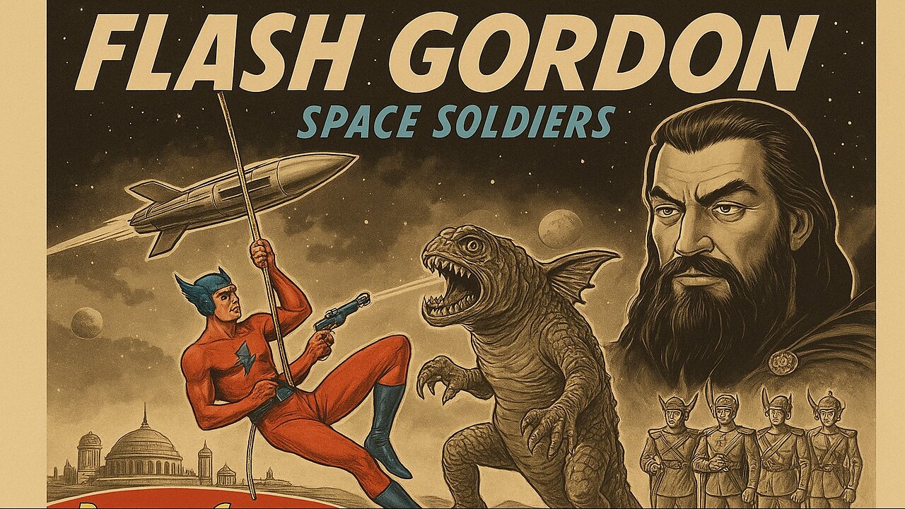 Flash Gordon: Space Soldiers – Episode 4: The Flying Saucers (1936) - Buster Crabbes Aerial Battle