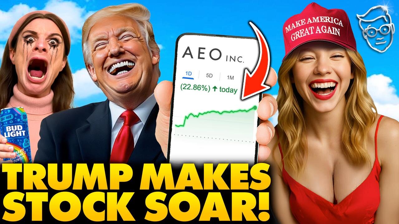 Trump ENDORSES Hot Sydney Sweeney as American Eagle Stock SKYROCKETS | Epic Woke BACKFIRE