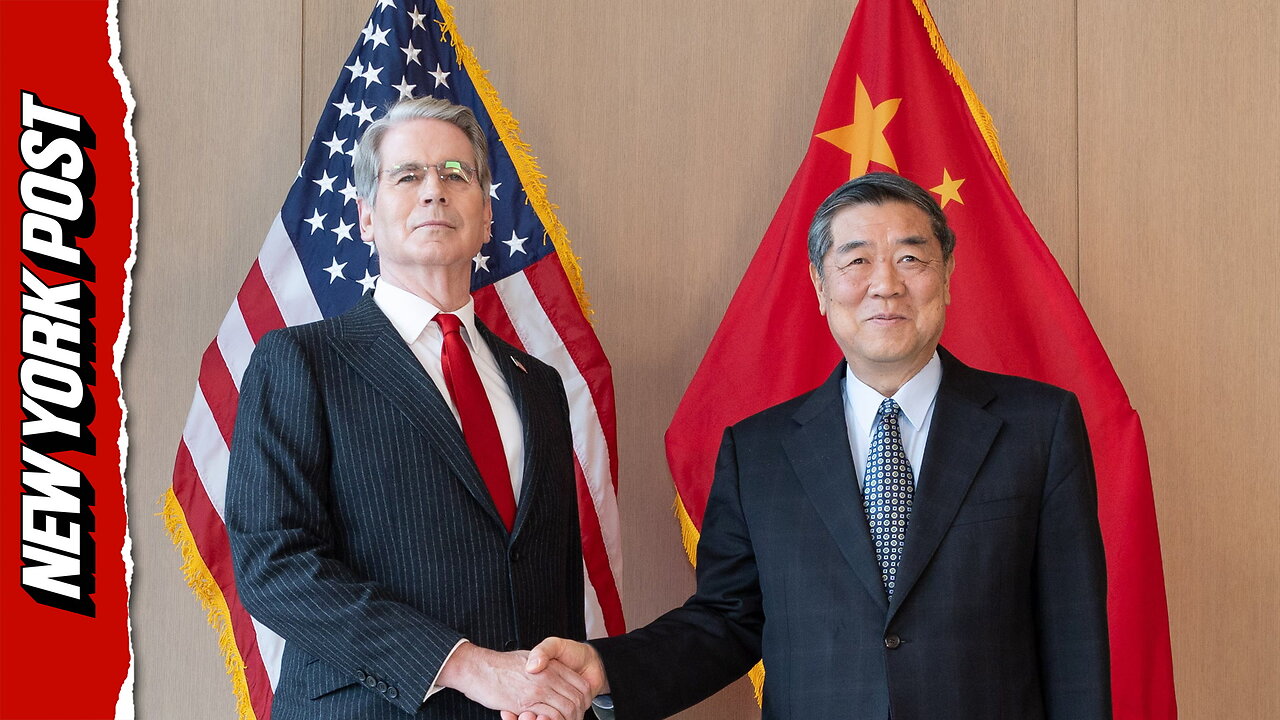 Scott Bessent hails 'very successful' US-China talks focused on trade, AI thumbnail