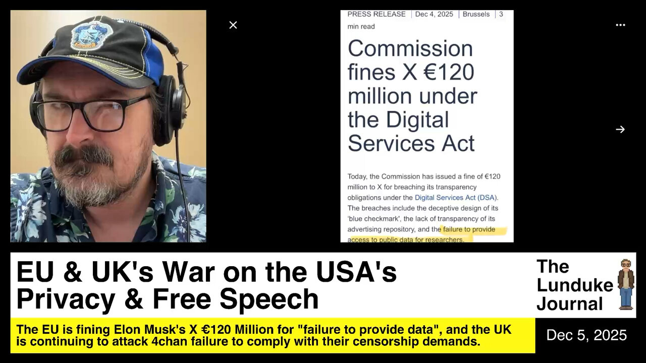 EU & UKs War on the USAs Privacy and Free Speech