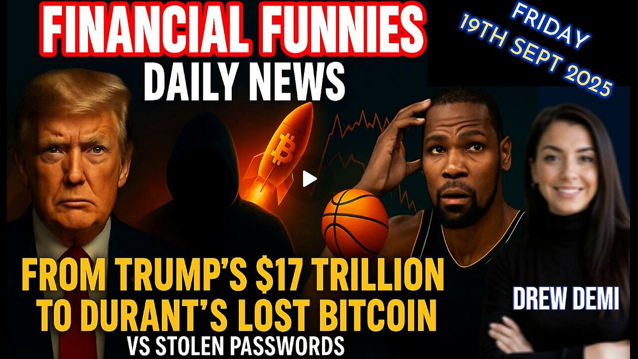 TRUMPS $17T, KEVIN DURANTS LOST BITCOIN VS STOLEN PASSWORDS” WITH DREW DEMI