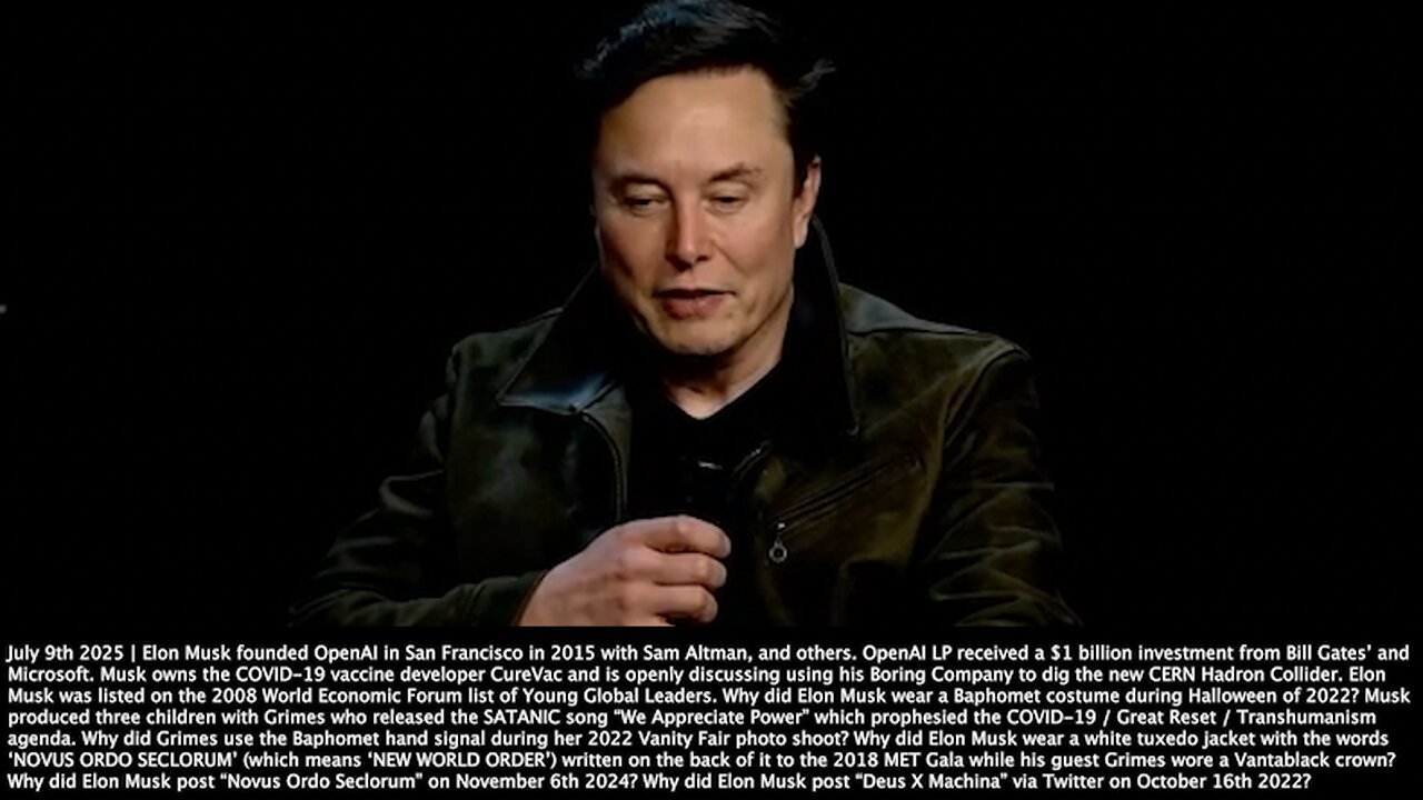 Elon Musk | MY BIOLOGICAL Neural Net Tells Me the Most Important Thing for AI Is to Be Maximally Truth Seeking...The Actual Notion of a Human Economy Will Seem Very Quaint In Retrospect. Will This Be Bad Or Good for Humanity?