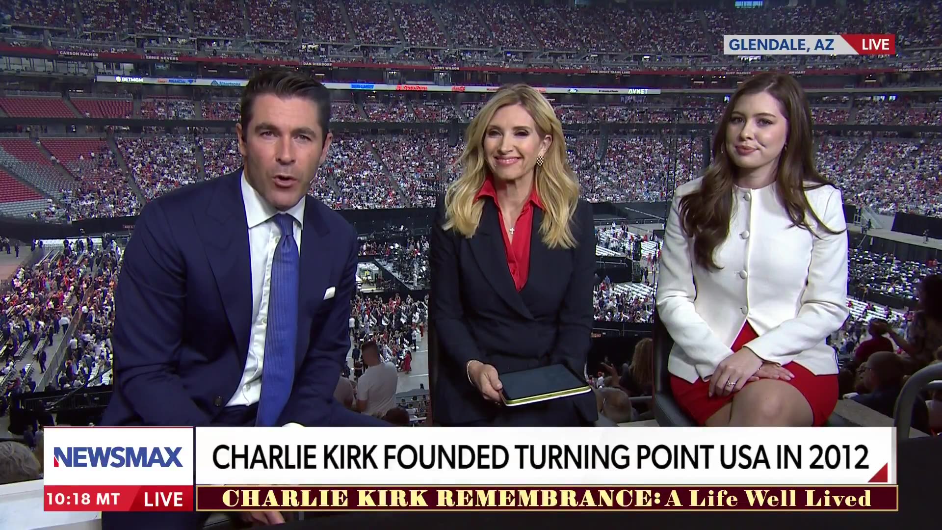 Rob Schmitt | Charlie Kirk Memorial: More media here than at the Superbowl