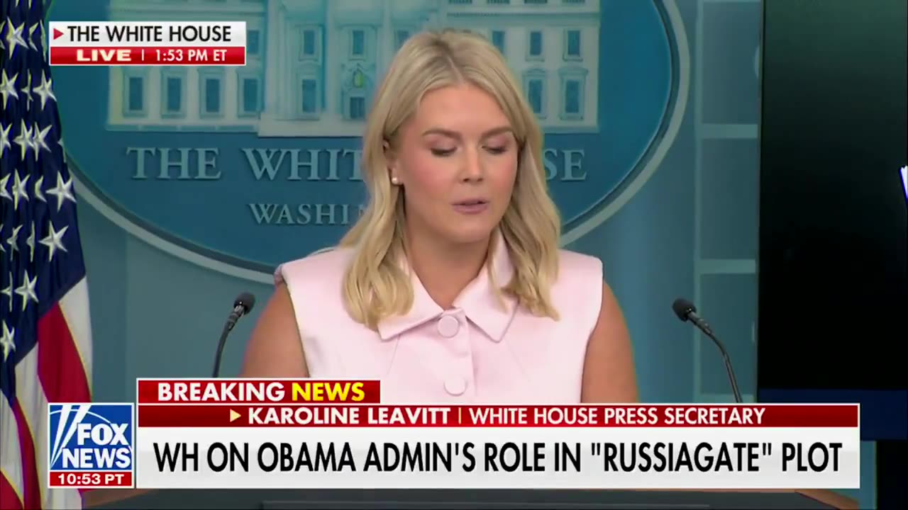 Press Sec Leavitt · DNI Report Vindicates PDJT - its time justice is served