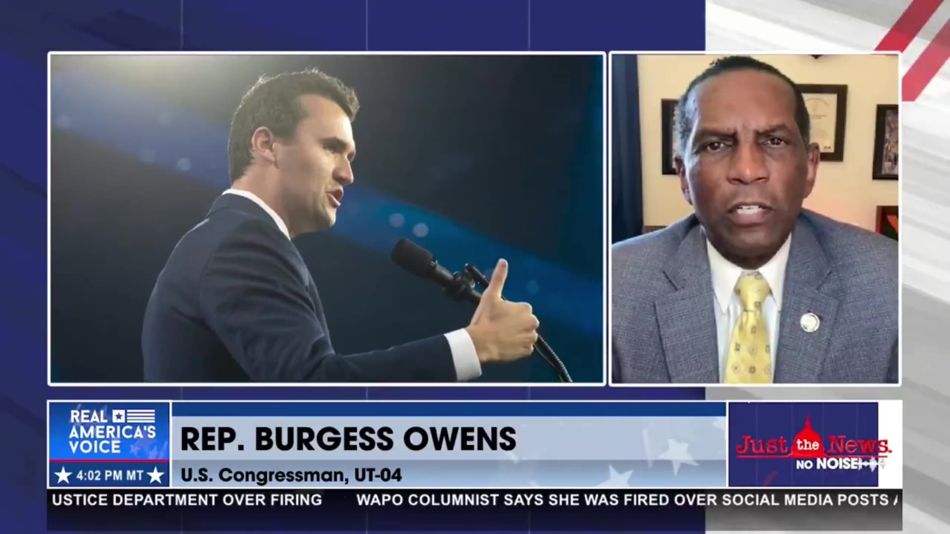 Rep. Burgess Owens remembers Charlie Kirk
