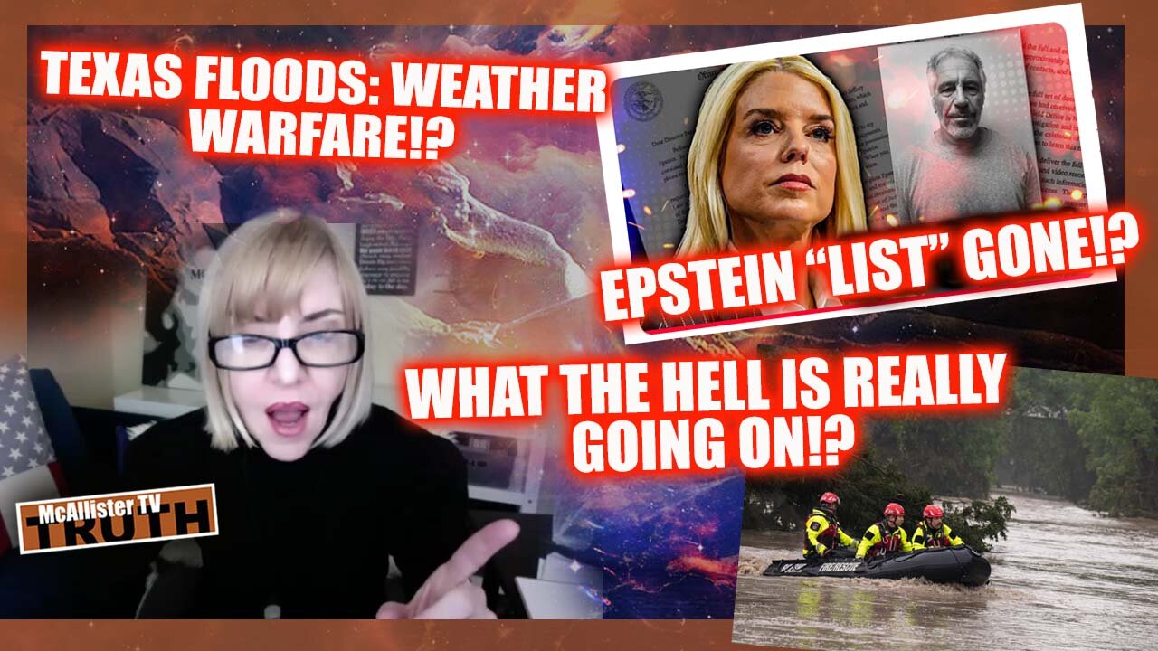 NEWS UPDATE: WEATHER WARFARE IN TEXAS?! EPSTEIN LIST MISSING OR HIDDEN?