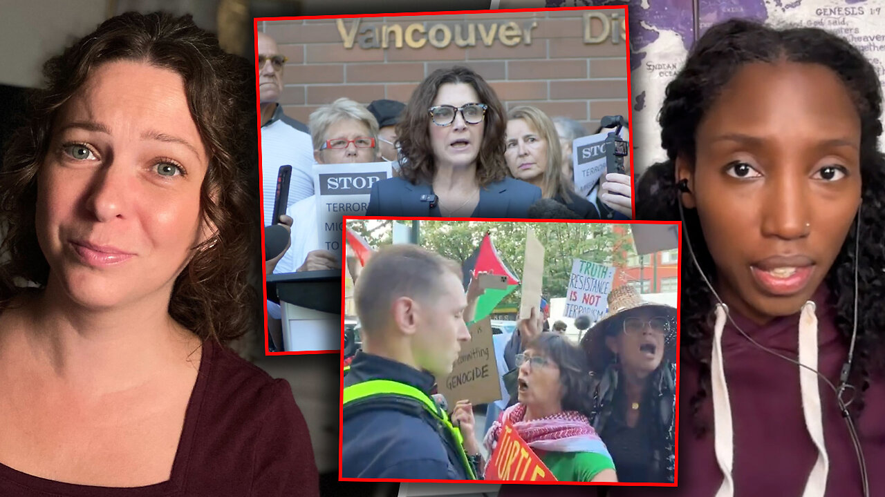 Anti-Israel protesters crash BC MLAs press conference