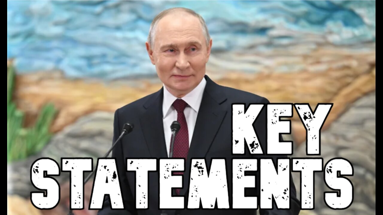 Putins Key Statements on Trump Peace Plan, Truce — Ukraine, EU, NATO, US and More