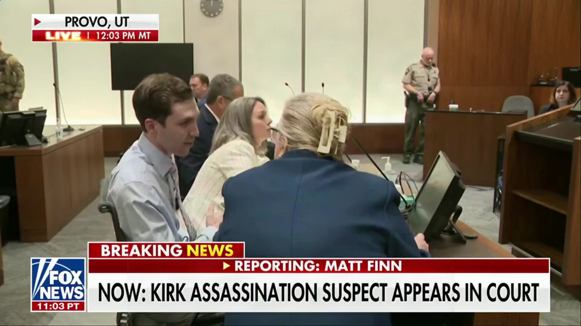 Charlie Kirks Alleged Assassin Smirks During First In-Person Hearing