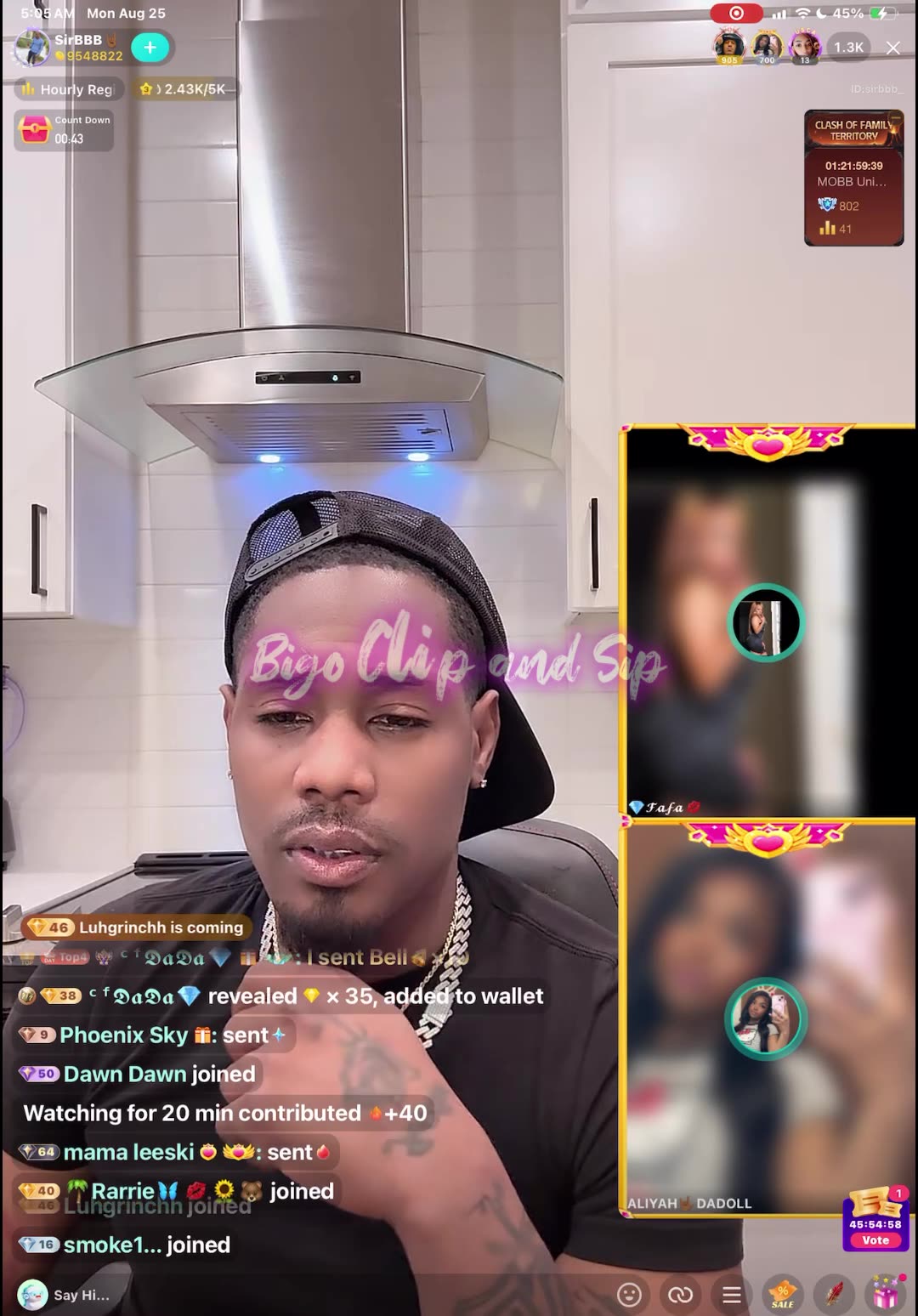 Sir BBB/Liyah talk to FaFa about husband cheating n going on Flockos show 8/25/25 #bigoclipandsip