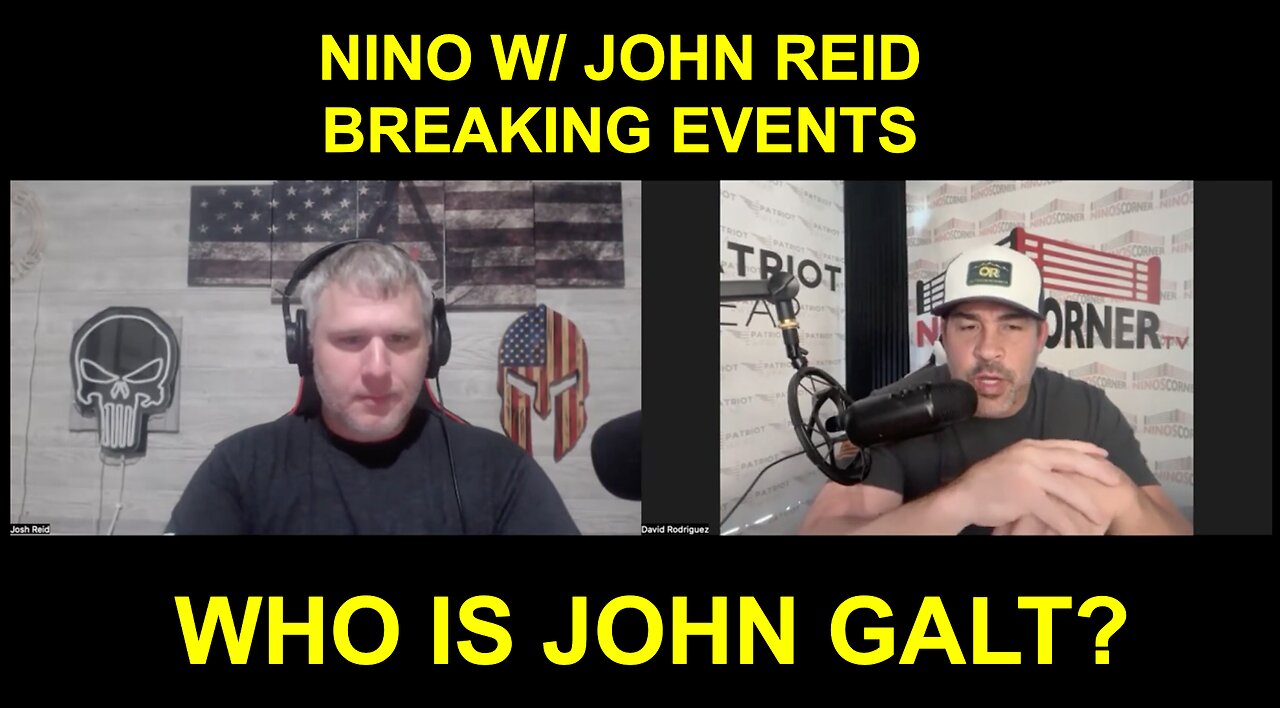 NINO W/ JOHN REID Trumps Great Reveal? Ghislaine Maxwell & Epstein 2 SHOCK WORLD? WHO IS John Galt?