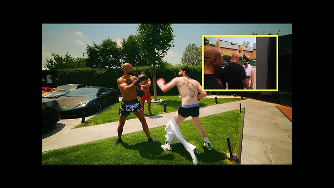 Boxer shows up at Andrew Tates doorstep to fight Andrew Tate
