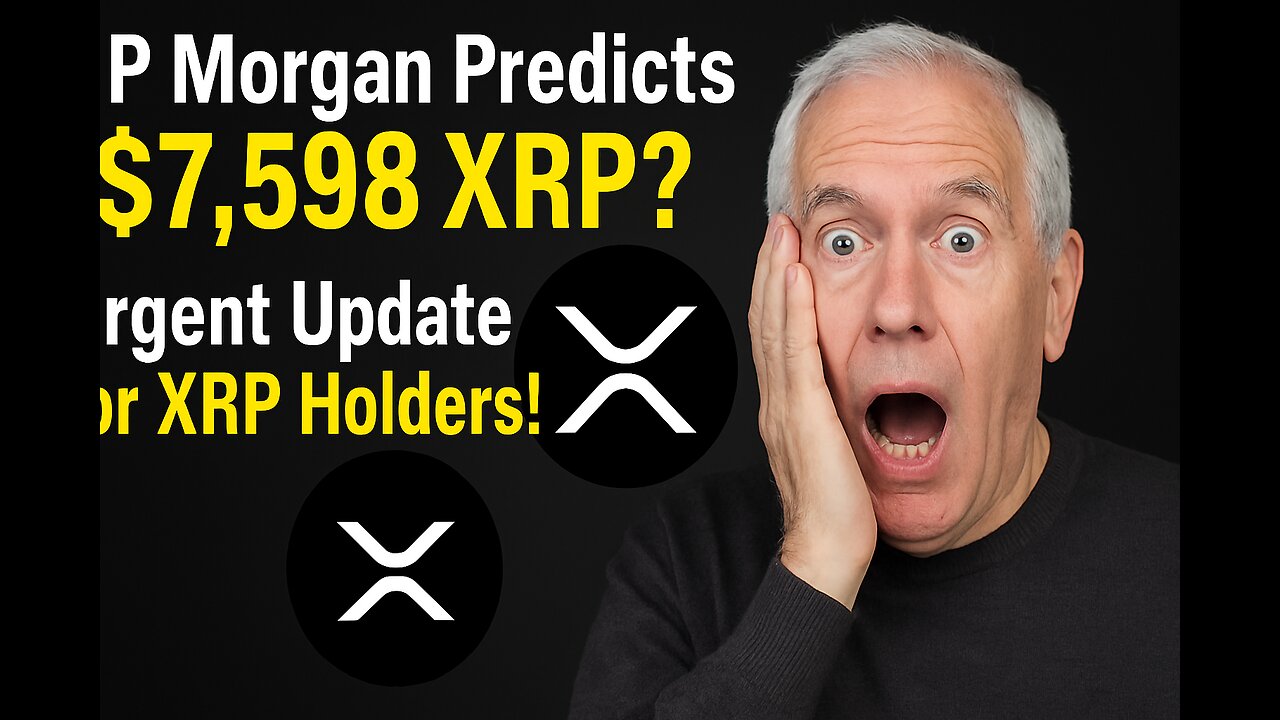 JP Morgan Predicts $7,598 XRP? | Urgent Update for XRP Holders!#crypto #news #sahnews