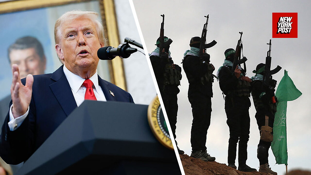If they dont behave well take care of it: Trump on Hamas