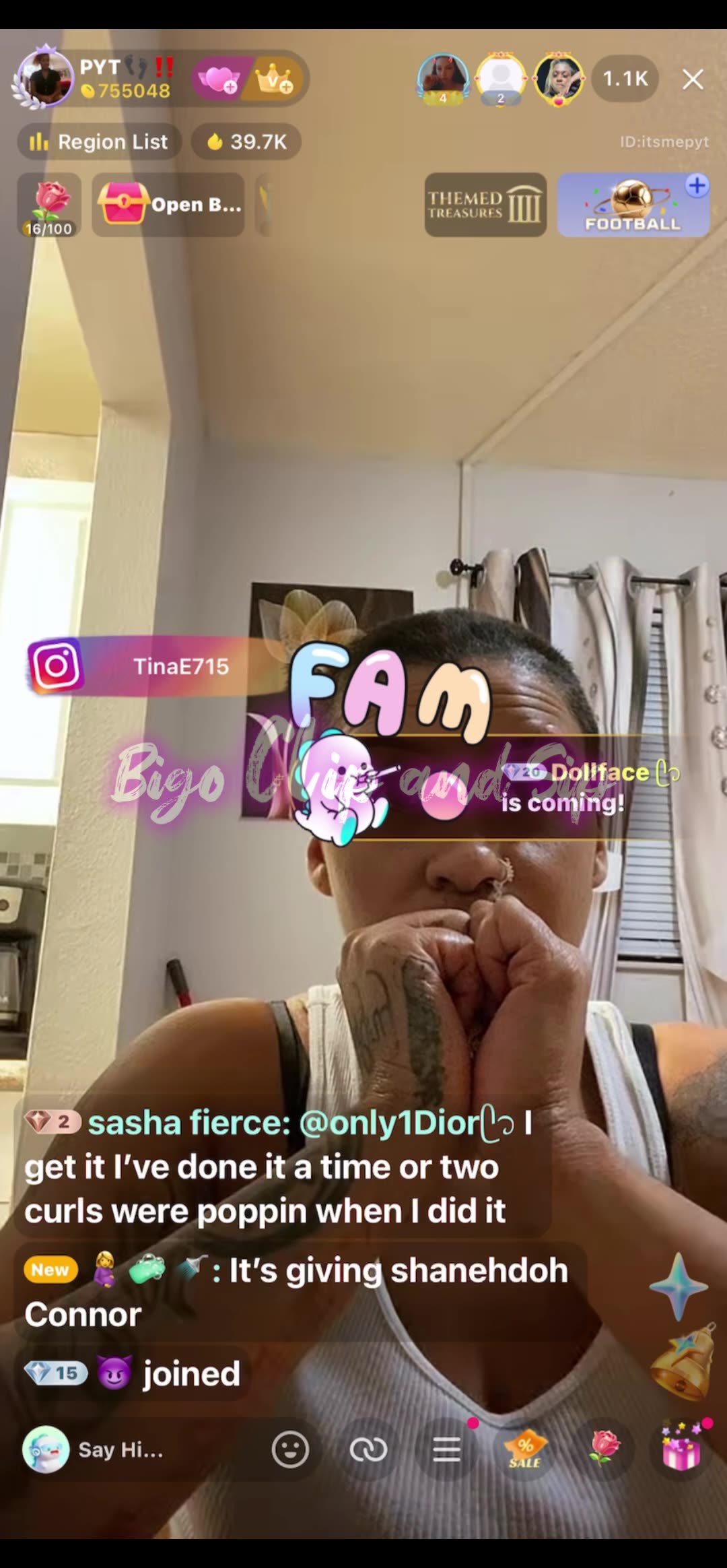 PYT has a convo w/her friend about her son n baby dad 8/20/25 #bigoclipandsip