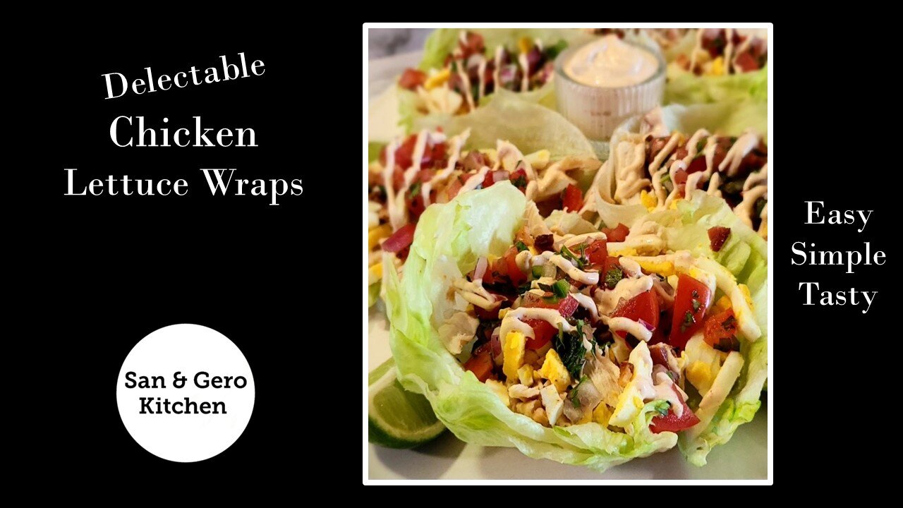 How to make Delectable Chicken Lettuce Wraps