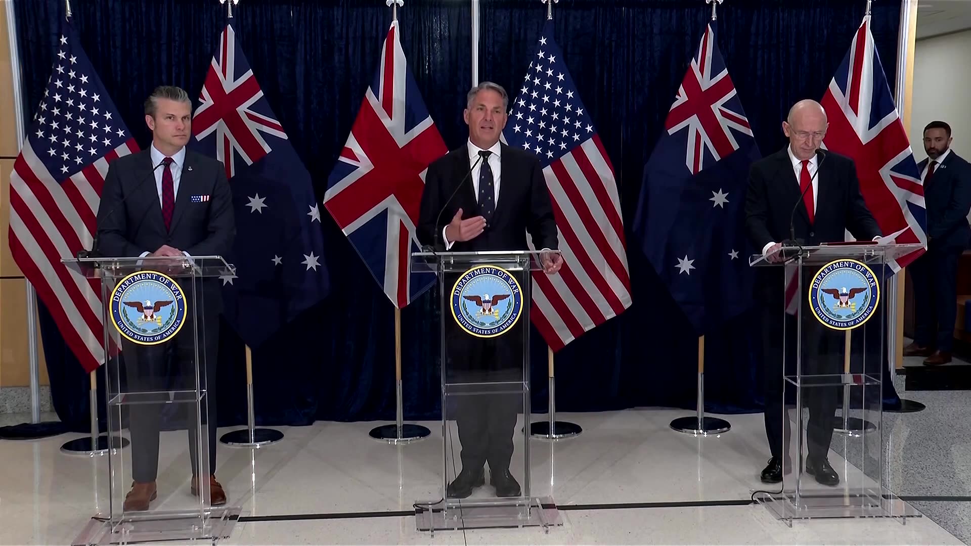 Hegseth touts hard power of AUKUS with Australian, UK counterparts