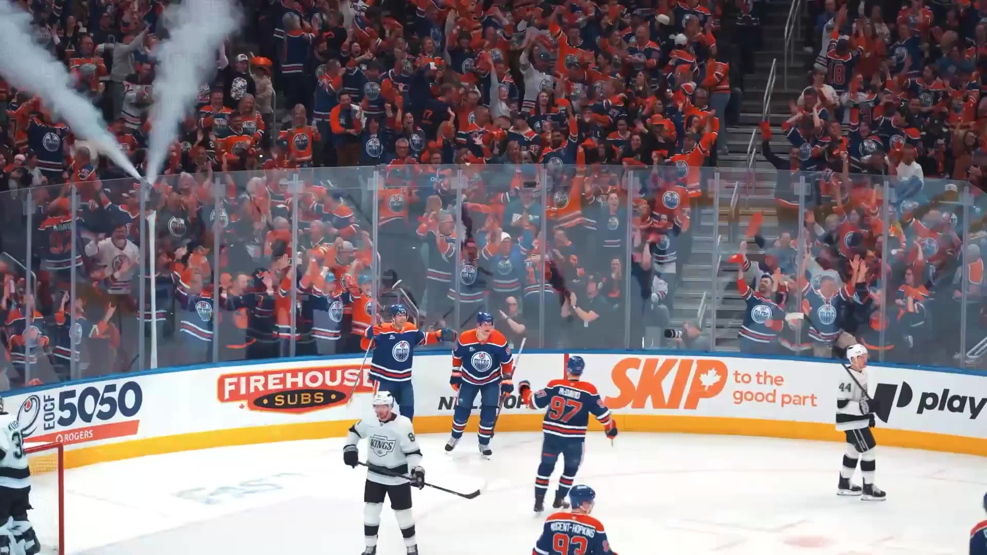 NHL - Fans are FIRED UP in Edmonton ๐ฅ #StanleyCup