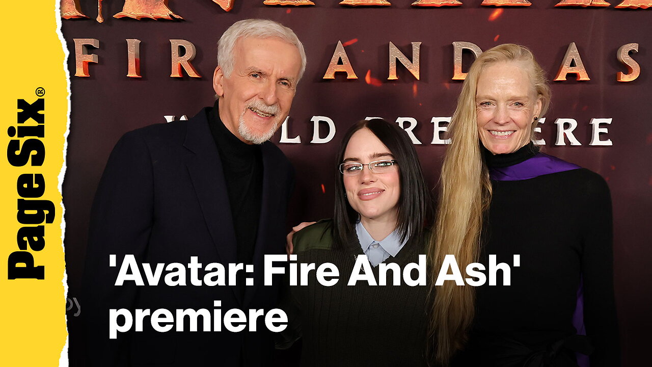 Sam Worthington, James Cameron, Zoe Saldaña and more celebrities attended the Avatar: Fire And Ash premiere
