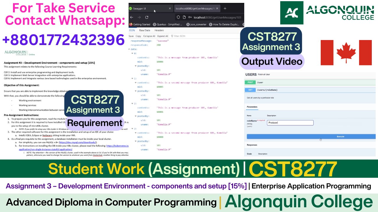 Client Work (Assignment)|CST8277 Full Stack Enterprise App – Spring Boot + OAuth |Algonquin College