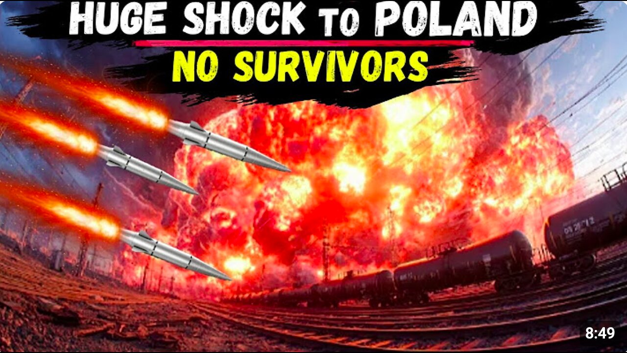 RUSSIA Executed a BRUTAL ATTACK on POLANDs Military Train full of ABRAMS Tanks and Polish Officers